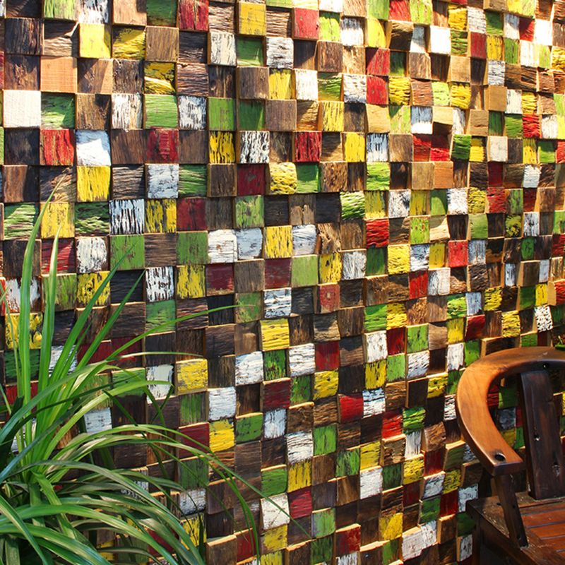 Sikunuo | Wall cladding wood shiplap mosaic modern interior wall cladding