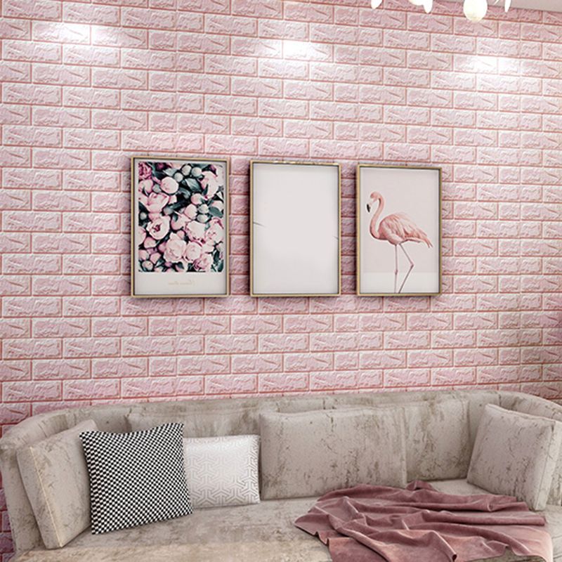 Sikunuo | Modern Wall Tile PVC 3D Embossing Self-Adhesive Waterproof Interior Wall Panel