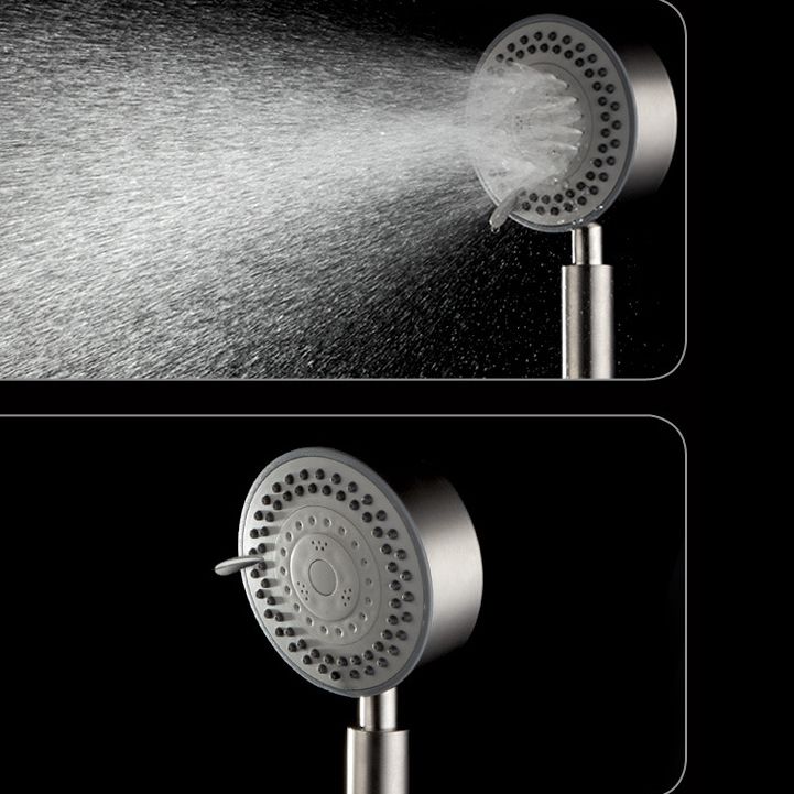 Sikunuo | Standard Spray Shower Head Polished Nickel Round Hand Shower