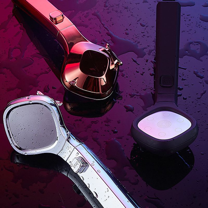 Sikunuo | Modern Plastic Showerhead Wall-mounted Showerhead with Adjustable Water Flow