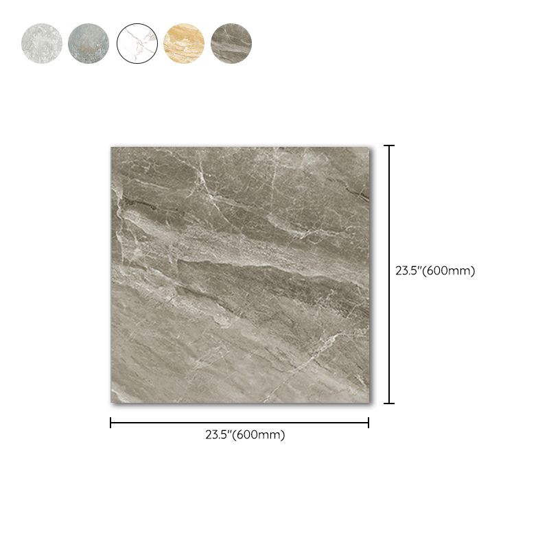 Sikunuo | Modern Peel and Stick Splash Guard PVC Rectangular Wallpaper for the Shower
