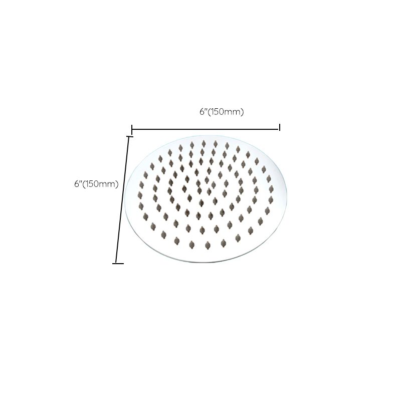Sikunuo | Large Shower Head 304 Stainless Steel Standard Spray Pattern Fixed Shower Head