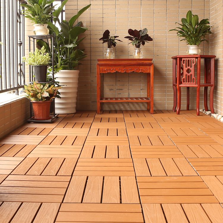 Sikunuo | Composite deck tile Solid Color Waterproof Patio Floor Tile