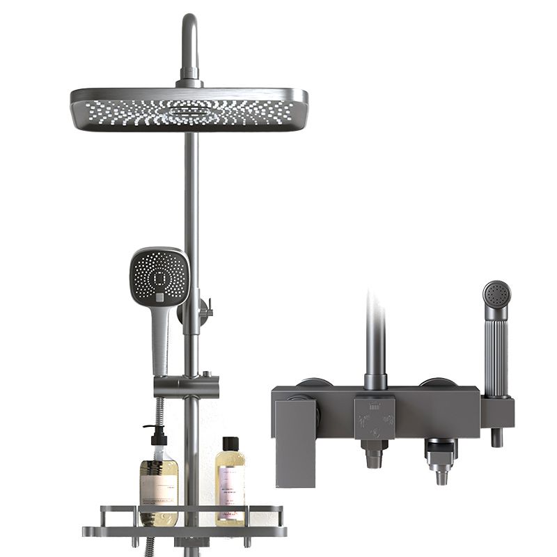 Sikunuo | Modern shower accessories push-button shower head wall-mounted shower combination