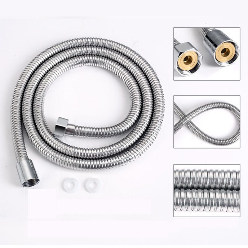 Sikunuo | Contemporary Silver Round Shower Head Water Efficient Standard Spray Head