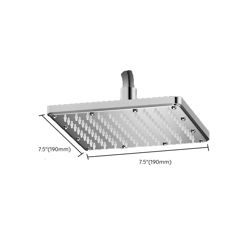 Sikunuo | Contemporary Shower Head Combination Polished Stainless Steel Ceiling Mounted Shower Head
