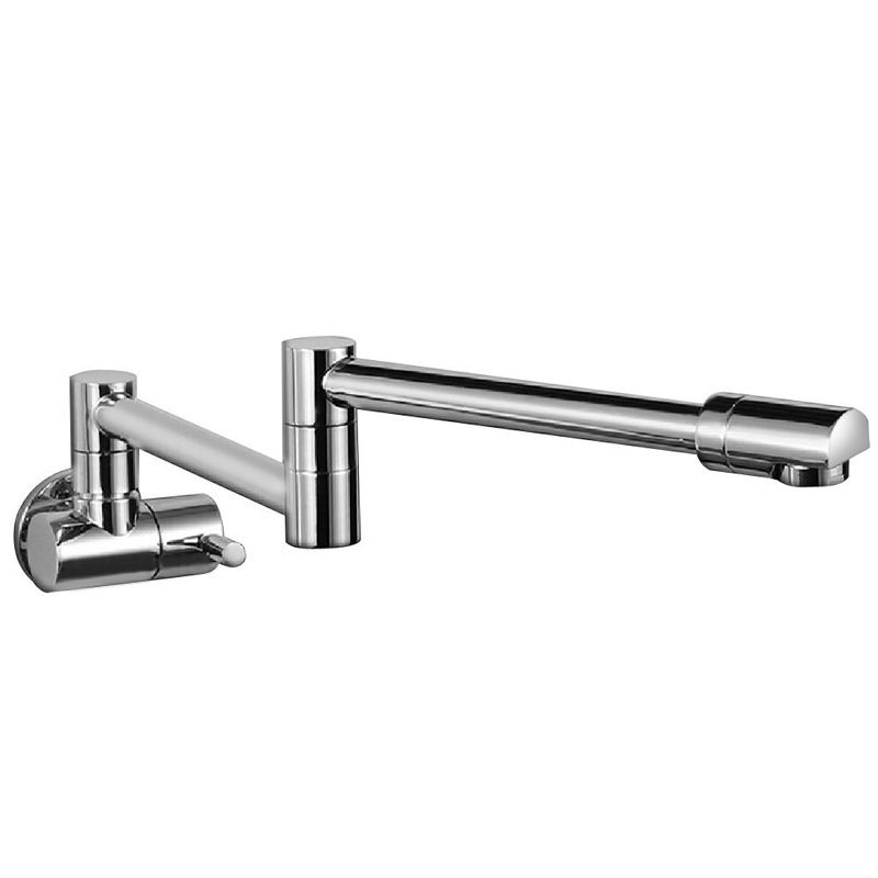 Sikunuo | Modern Pull-down Faucet Single Handle Wall Mounted Pot Filler Low Profile 1 Holder Filler