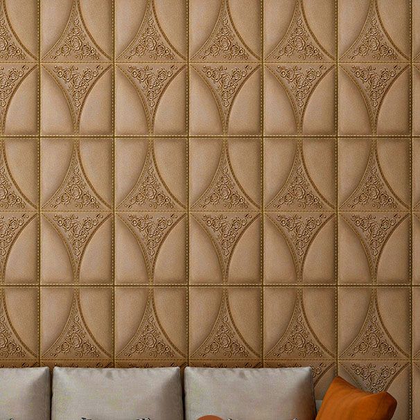 Sikunuo | Contemporary Wall Plank 3D Brick Wall Panels Waterproof Set of 10