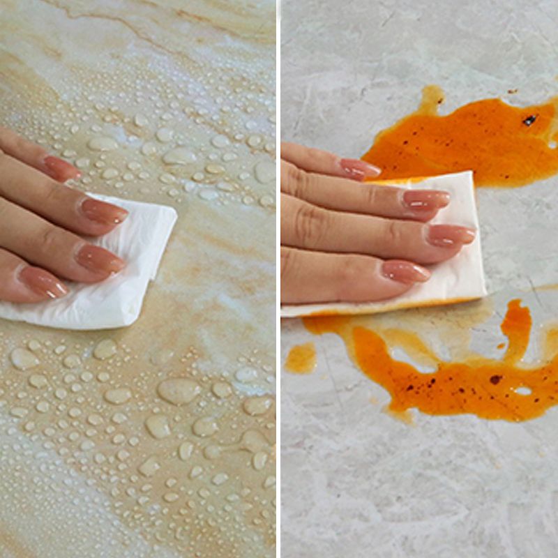 Sikunuo | Modern Peel and Stick Splash Guard PVC Rectangular Wallpaper for the Shower
