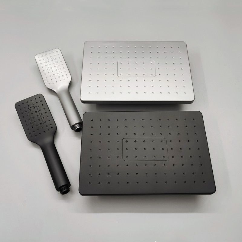Sikunuo | Rectangular Large Shower Head Standard Spray Pattern Shower Head