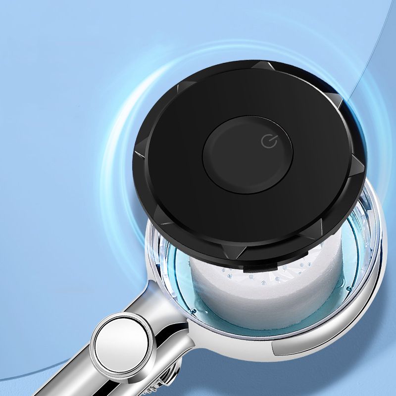 Sikunuo | Contemporary Handheld Shower Head Round Filter Ball Spray Head With Digital Display