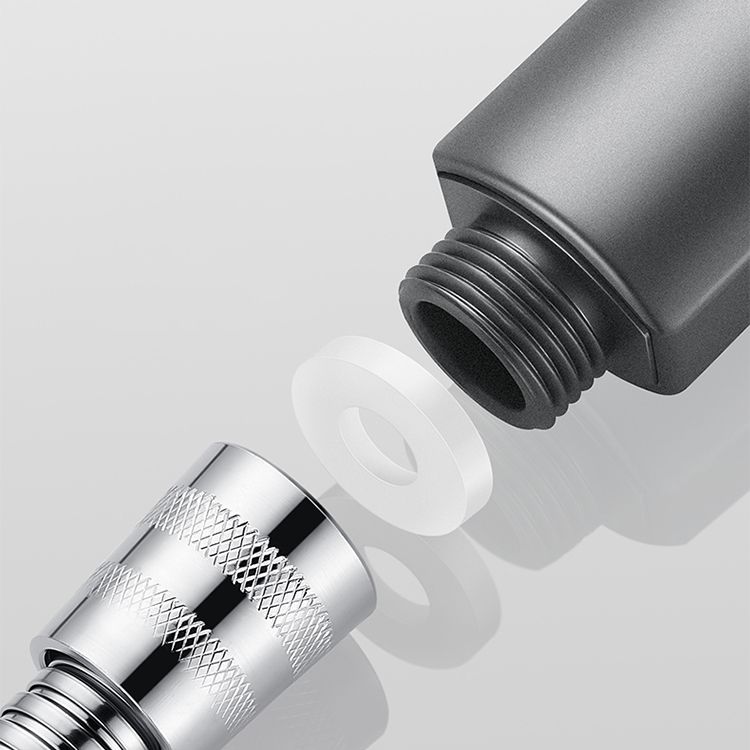 Sikunuo | 5-Spray Pattern Handheld Shower Head High Flow Wall Mounted Shower Head