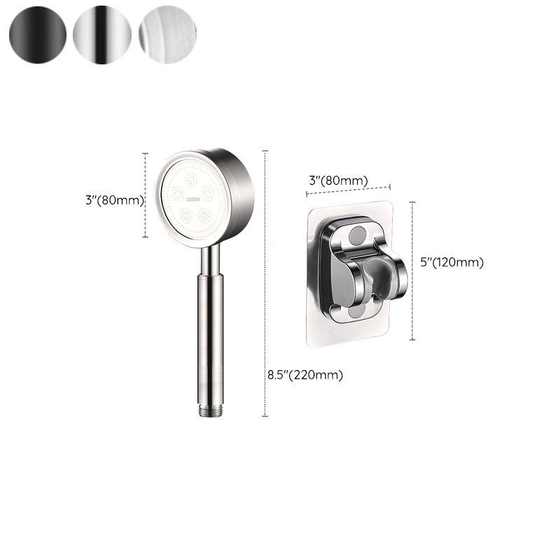 Sikunuo | Classic Round Shower Head Metal Standard Handheld Shower Head