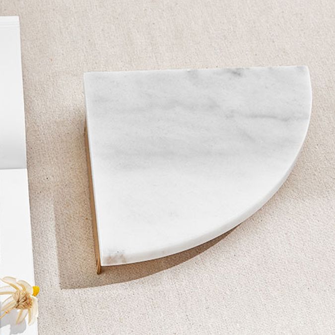 Sikunuo | marble bathroom shelf brass bathroom accessory