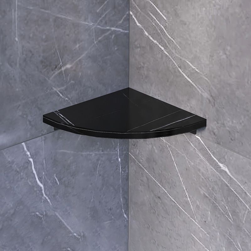 Sikunuo | 3-piece modern bathroom accessory set marble and metal bathroom shelf