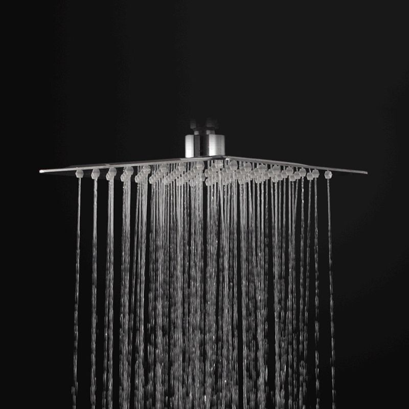 Sikunuo | Metal Fixed Shower Head Modern Bathroom Ceiling Mount Shower Head