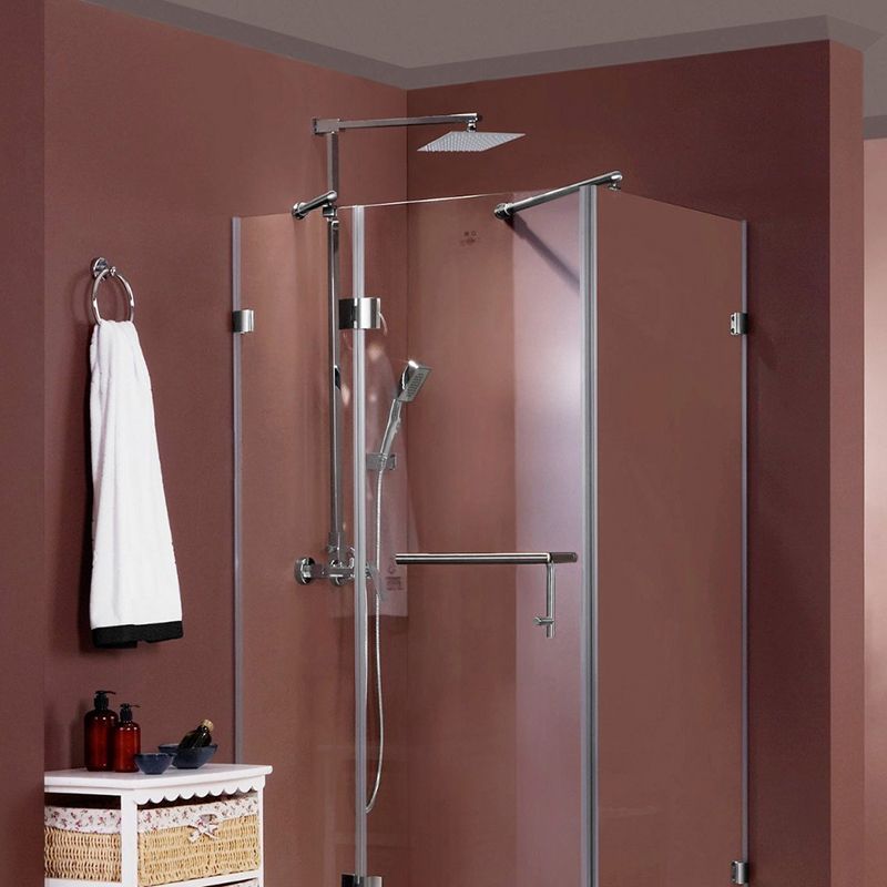 Sikunuo | Wall Mounted Fixed Shower Head Modern Style Metal Shower Head