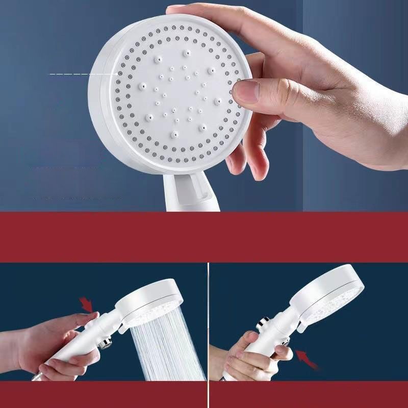 Sikunuo | Contemporary Showerhead Combination Hand Shower Plastic Wall Mount Shower Combination