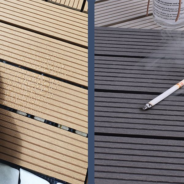 Sikunuo | 11 Pack 12" X 12" Square Deck/Patio Tiles Snap Fit for Outdoor Patio Tiles