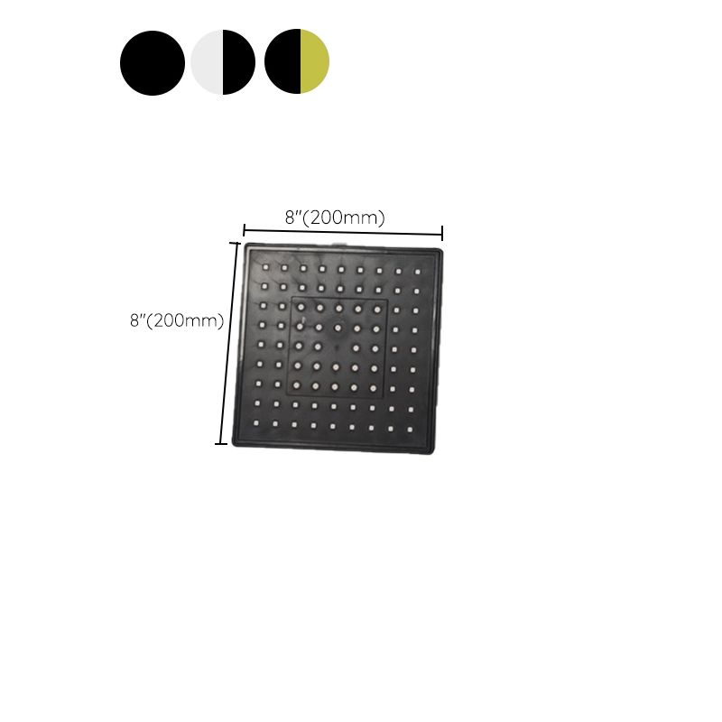Sikunuo | Square Shower Head Combination Standard Spray Pattern with Hand Shower