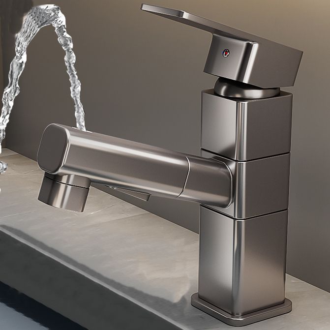 Sikunuo | Contemporary bathroom sink faucet single-handle swivel spout sink faucet