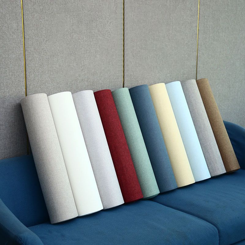 Sikunuo | Modern Style Linen Wall Panel Living Room Removable Wall Covering