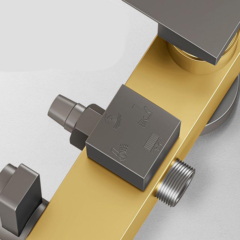 Sikunuo | Modern shower accessories push-button shower head wall-mounted shower combination