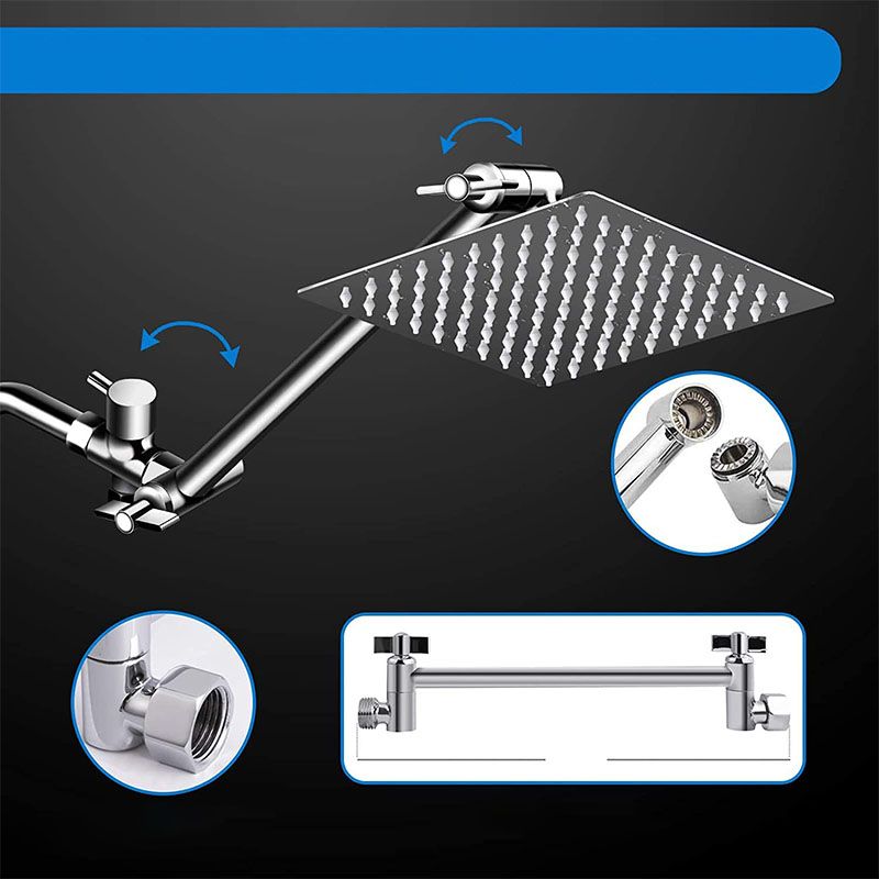 Sikunuo | Modern shower combination spray 5 setting patterns handheld shower head with large shower head