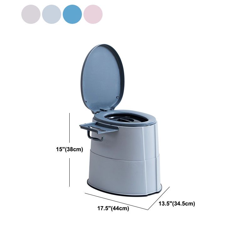 Sikunuo | Contemporary plastic floor-mounted toilet bowl with toilet seat for the bathroom