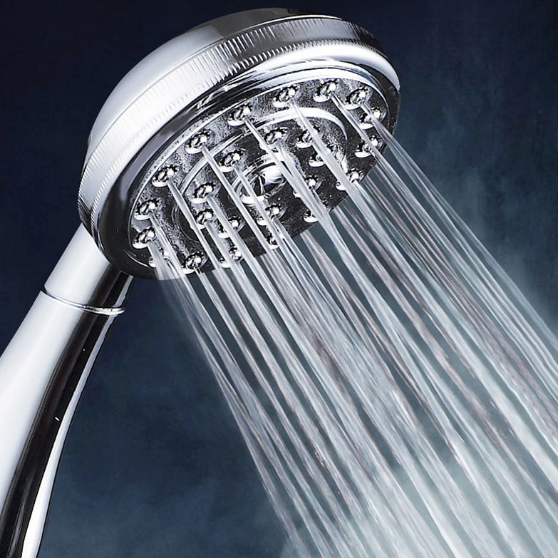 Sikunuo | Contemporary Brass Round Hand Shower Water Filtration Shower Head
