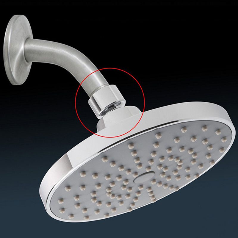 Sikunuo | Round Fest Shower Head Silver Single Jet Wall Mounted Shower Head