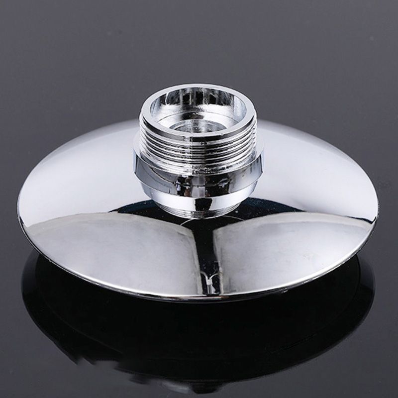 Sikunuo | Round Shape Shower Head Modern Swiveling Wall Mounted Fixed Shower Head