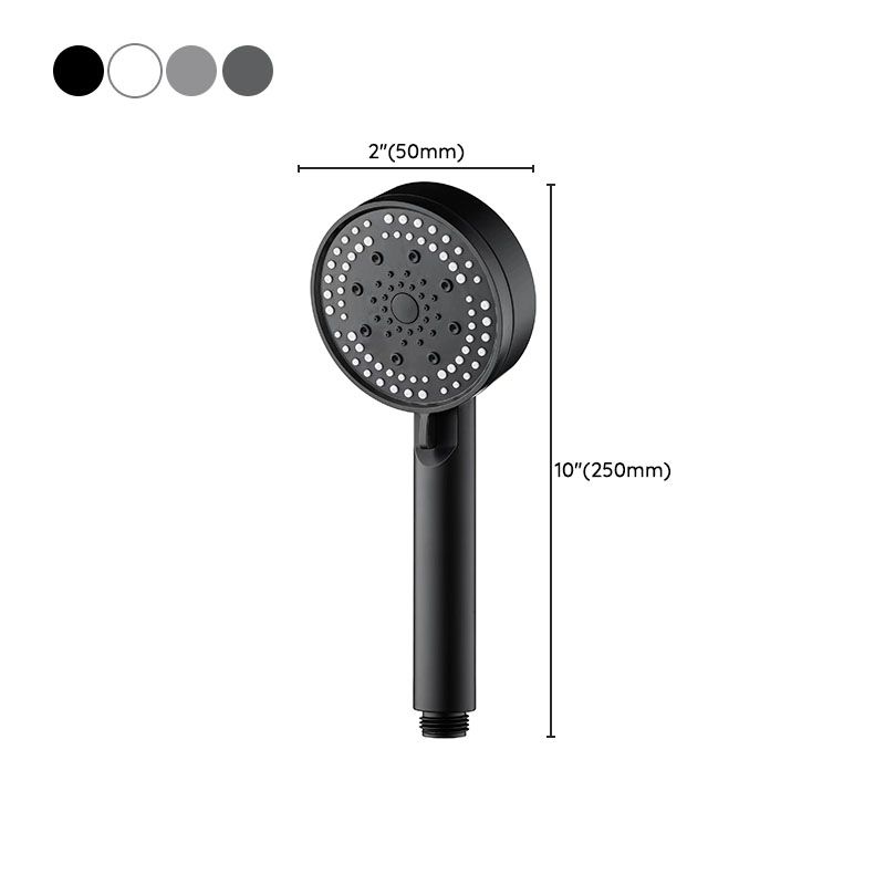 Sikunuo | Standard Plastic Shower Head Self-Cleaning Round Handheld Shower Heads