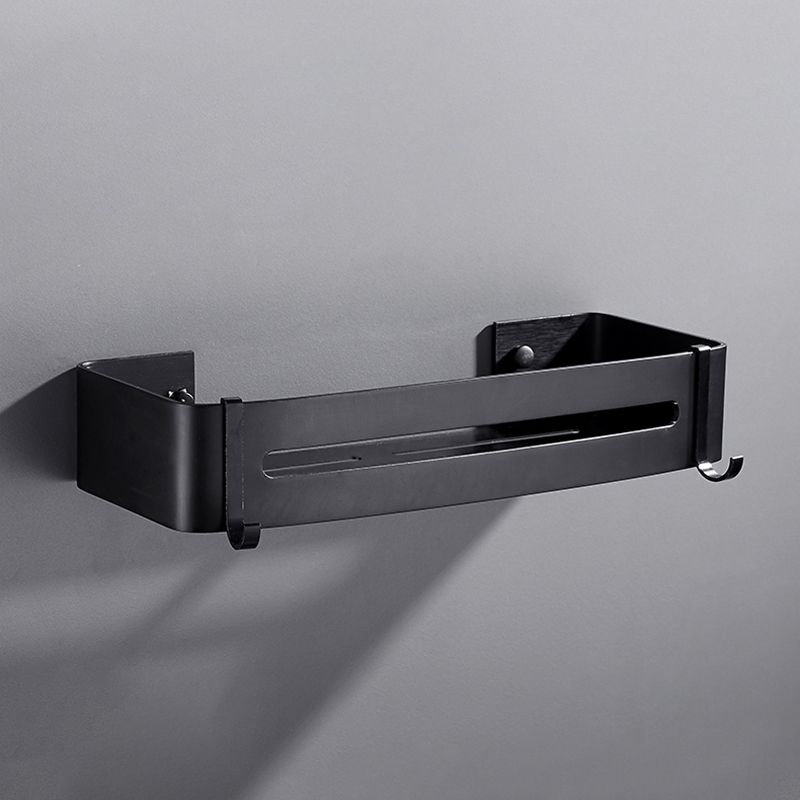 Sikunuo | Matt Black Modern Bathroom Accessory Set, Set of 3, Bathroom Shelf