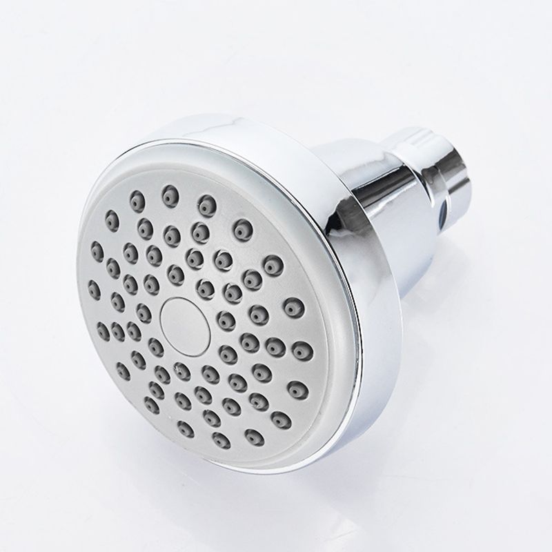 Sikunuo | Round shower head made of stainless steel in silver wall-mounted shower head