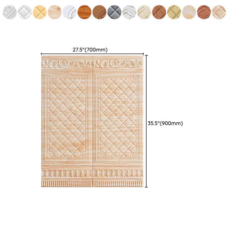 Sikunuo | Glam Scratch Resistance Wainscoting 3D Peel and Stick Interior Wall Panel