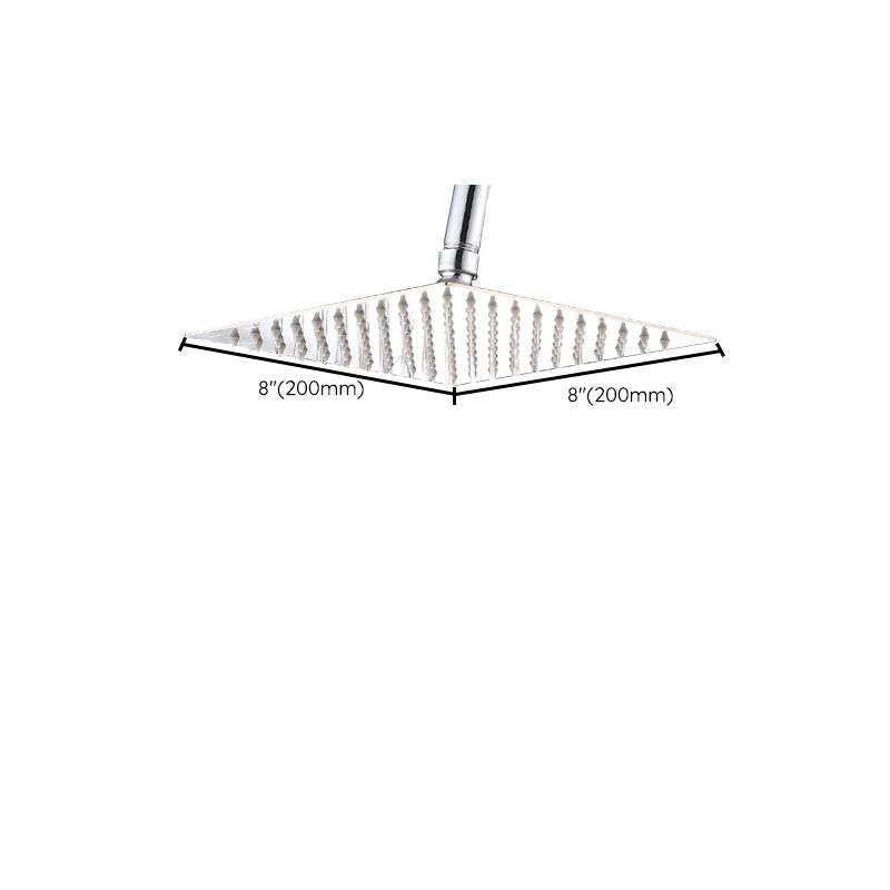 Sikunuo | Wall-mounted shower head stainless steel fixed shower head with shower arm