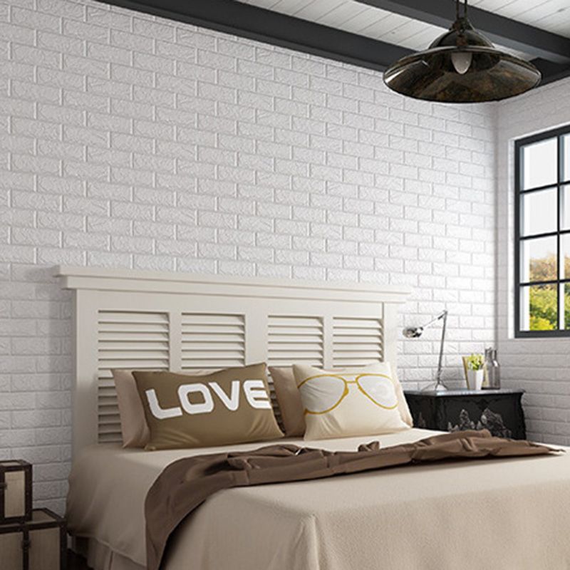 Sikunuo | Industrial Wall Plank 3D Print Bedroom Living Room Wall Panels Set of 10