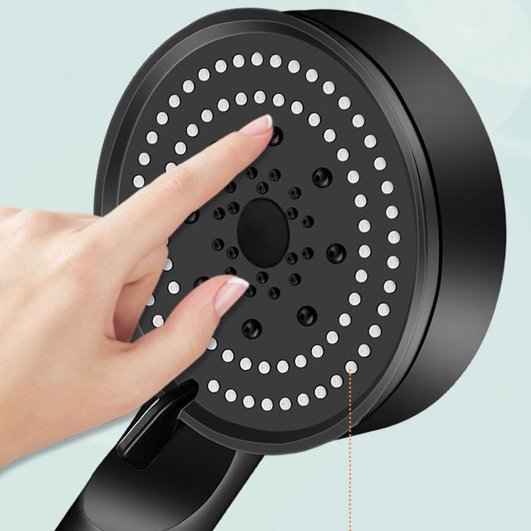 Sikunuo | Contemporary shower head combination hand shower plastic wall-mounted round shower combination