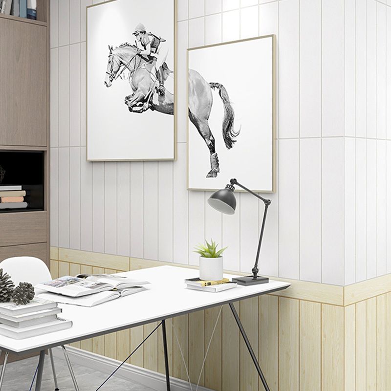 Sikunuo | Living Room Wall Paneling Peel and Stick Wood Look Design Waterproof Wall Paneling