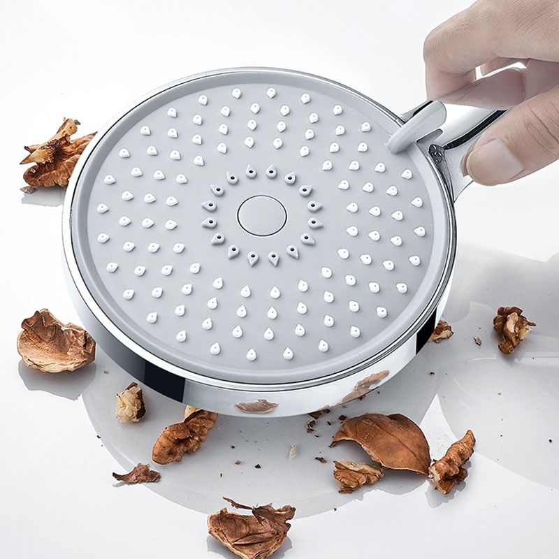 Sikunuo | Round Handheld Shower Head with Self-Cleaning Wall-Mounted Shower Head