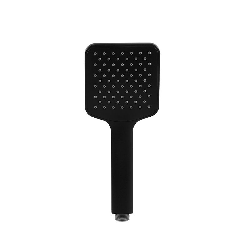 Sikunuo | Modern square matte black shower head rainfall shower head combo