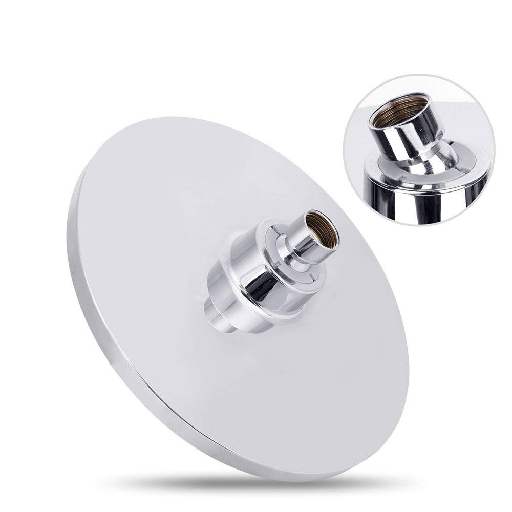 Sikunuo | Contemporary Fest Shower Head Round Shower Head Combo in Silver