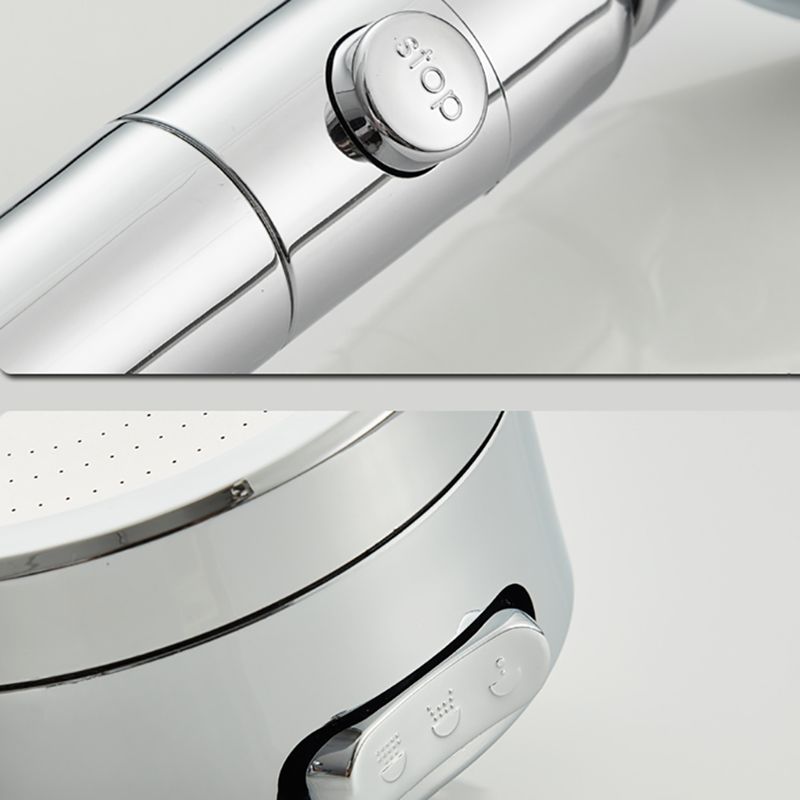 Sikunuo | Contemporary 3 Jet Shower Head Adjustable Spray Pattern Rotatable Handheld Shower
