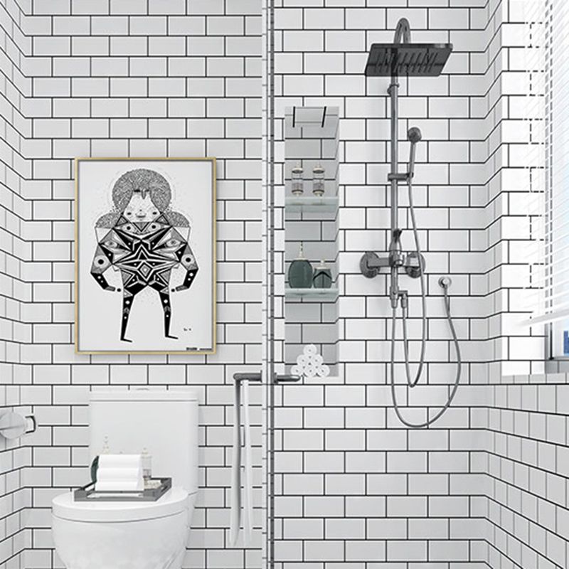 Sikunuo | Modern Bathroom Peel and Stick Wall Tile Single Tile Peel and Stick Wall Tile