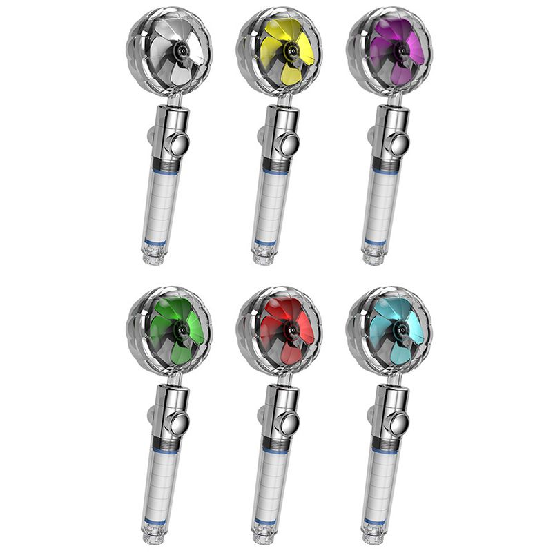 Sikunuo | Contemporary Hand Shower Round Plastic Hand Shower with Adjustable Spray Pattern