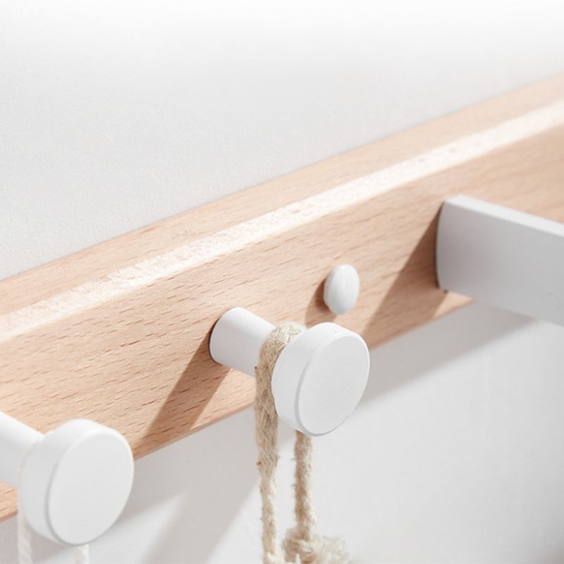 Sikunuo | White Bathroom Set Solid Wood & Aluminium Bathroom Accessories individually or as a set