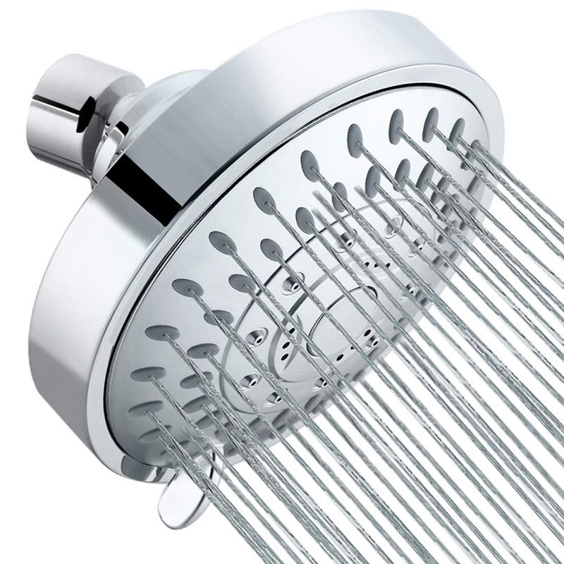 Sikunuo | Wall-mounted Metal Shower Head Modern Round Shower Head Fixed Shower Head