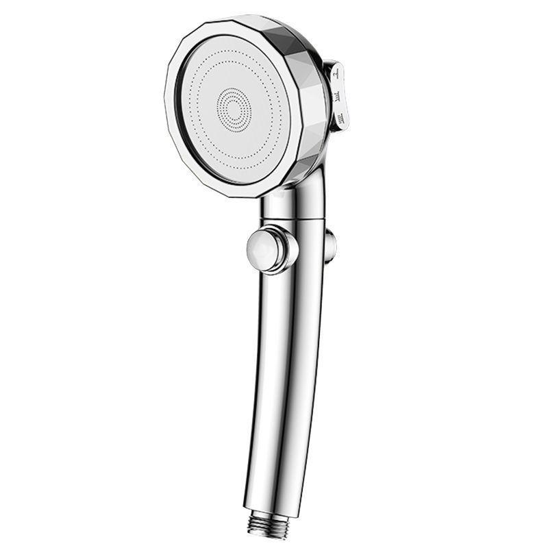 Sikunuo | Modern Handheld Shower Head Silver Round Standard Shower Heads