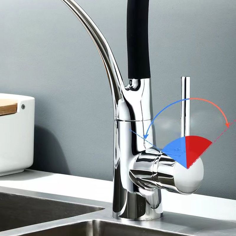 Sikunuo | Modern 1-Hand Faucets Copper Touchless with Water Dispenser Standard Kitchen Faucet
